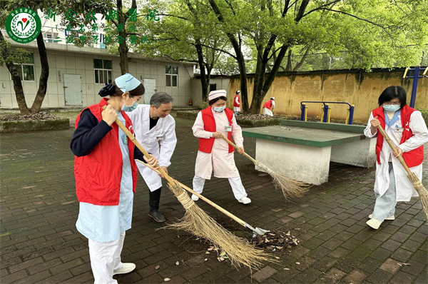 助力创卫！我院开展“宜居靓家园，健康新生活”志愿服务活动